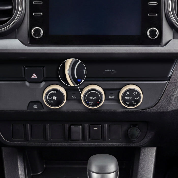 For Toyota Tacoma - Knob Press-Fit Covers 2016-2023 | 3-Knob Set 52 Colors