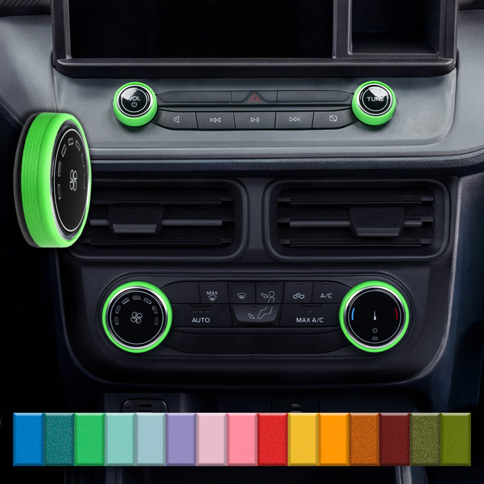 For Ford Maverick - Knob Press-Fit Covers 2022-2024 | 4-Knob Set 52 Colors