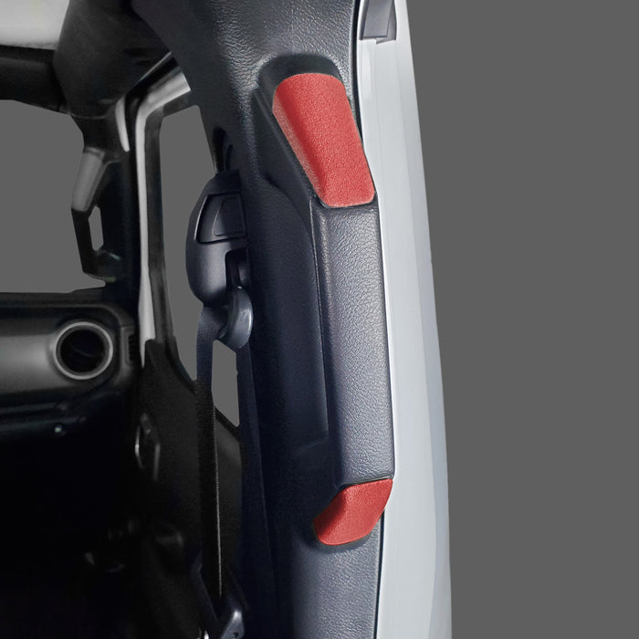 For Jeep Wrangler JL Gladiator - Grab Handle Stick-On Covers 2018-2023 52 Colors | 2-Handle Set